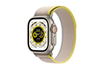 Apple Watch Ultra + Cellular, boîtier Titane 49mm avec Boucle Trail Jaune / Beige Taille M/L photo 1