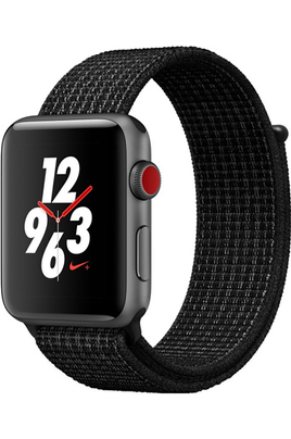 Watch Series 3 Nike+ GPS et Cellular 38mm - Boîtier en aluminium Gris Sidér