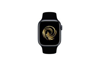 Apple Watch Series 7 Minuit 45mm reconditionnee Grade A avec bracelet noir