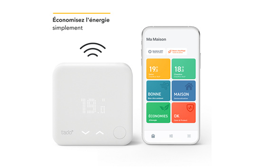 Thermostat connecte et Intelligent Sans fil Kit de demarrage V3+