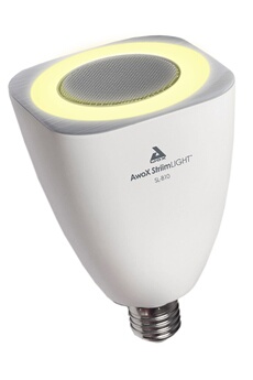 AWOX Strimlight SL-B10 Ampoule musicale Bluetooth MP3 ampoule led 110-240V haut parleur 10 W - blanc