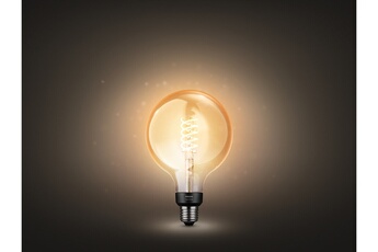Philips Hue - Ampoules connectées Philips Hue White E27 Giant Filament Globe 9W