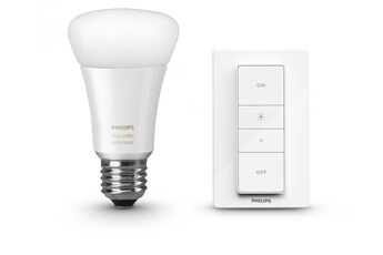 Ampoules connectées Philips HUE WHITE AMBIANCE E27 + VARIATEUR