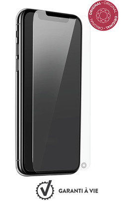 Protection d'écran Garanti à Vie en Verre Trempé Force Glass pour iPhone XS  Max/11 Pro Max