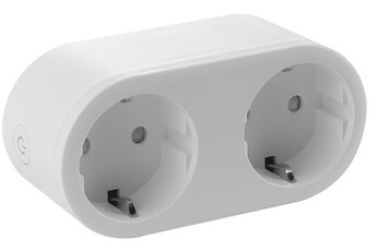 Accessoires maison connectée Konyks Double Prise Wi-Fi, format EU Schuko, 16A