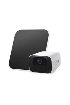EUFY SECURITE SOLOCAM C210 WIFI EXTERIEURE SANS FIL AVEC PANNEAU SOLAIRE, RESOLUTION 2K, WI-FI 2,4 GHZ, SANS FRAIS MENSUELS