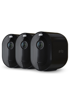 Caméra de surveillance Arlo PRO 4 - PACK 3 CAMERAS NOIRES