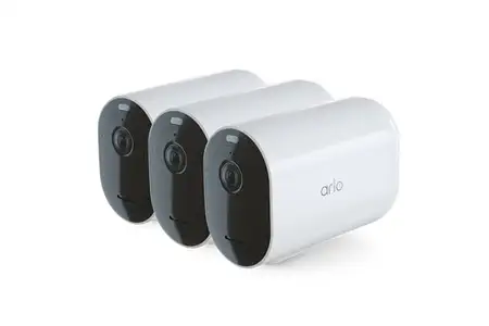 Caméra de surveillance Arlo Pro 4 XL intérieur/extérieur Blanc - Lot de 3 caméras