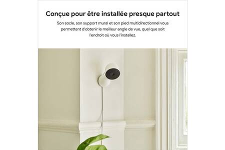 Housse En Silicone Pour Google Nest Cam Extérieur Et Intérieur, Housse
