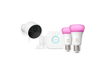 Philips Hue Secure Pack de demarrage camera, capteurs et ampoules E27 WCA