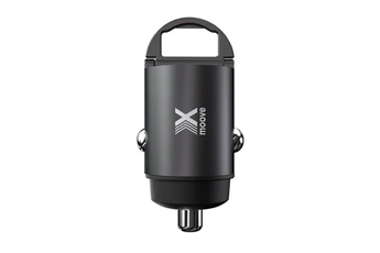 Accessoire téléphonie pour voiture Xmoove Powercar - chargeur allume cigare compact 30W double port 