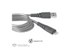 Force Power Câble renforcé Lightning MFI C89 2m 3A Gris photo 1
