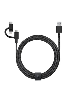 Câble téléphone portable Native Union Câble 3 en 1 : USB vers Lightning ou USB - COSMOS - 2M