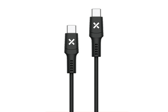 Câble téléphone portable Wefix Cable USB-C vers USB-C 60W 1m Noir