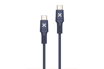 Câble téléphone portable Wefix Cable USB-C vers USB-C 60W 1m Bleu