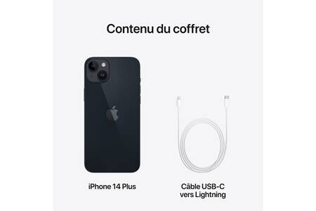 IPhone 14 Plus 128 Go Noir - Pour Pièces, Problème De Réseau En France