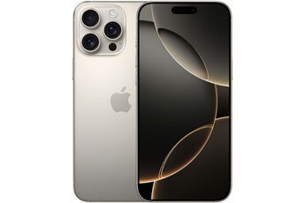 OS iOS 18 - 1 To de ROM / Écran Super Retina XDR 6,9" Dynamic Island 120Hz / ProcesseurPuce Apple A18 Pro avec Apple Intelligence / Nouveau bouton caméra control - Triple capteur 48MP et 12MP - fusion camera