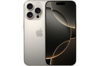 OS iOS 18 - 1 To de ROM / Écran Super Retina XDR 6,3" Dynamic Island 120Hz / Puce Apple A18 Pro avec Apple Intelligence / Nouveau bouton caméra control - Triple capteur 48MP et 12MP - fusion camera