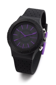Montre connectée Cogito Pop noir/violet
