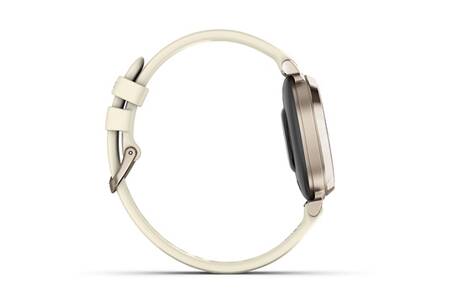 Montre Connectée Garmin Lily 2 - Crème/or - Bracelet Silicone Noix De Coco - Occasion Fonctionnelle (retour Client)