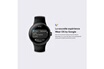 Google Pixel Watch Boîtier en Acier Inoxydable argent poli avec Bracelet sport charbon photo 6
