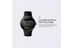 Google Pixel Watch LTE Boîtier en Acier Inoxydable argent avec Bracelet sport charbon photo 6
