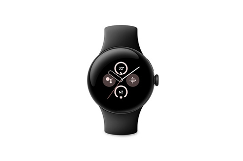 Montre connectée GOOGLE Pixel Watch 2 Noir Mat/Bracelet Noir 4G Google en  noir