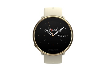 Montre Connectée Polar Ignite 2 Champagne - GPS Intégré, Écran TFT 1.2", 130+ Profils Sportifs, Bracelet Silicone Beige