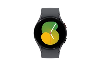 Samsung - Montre connectée Samsung Montre connectee Samsung Galaxy Watch5 Boîtier Aluminium 40 mm Noir et Gris avec Bracelet Silicone Noir - VERSION IMPORT