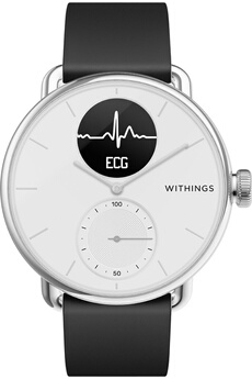 Withings - Montre connectée Withings SCANWATCH 42MM BLANC