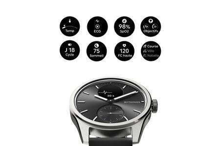 Withings ScanWatch 2 42 mm Noir • Le meilleur prix