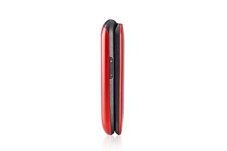 Téléphone Cellulaire Panasonic KX-TU550 - Coquille Rouge - 4G Avec Touche SOS